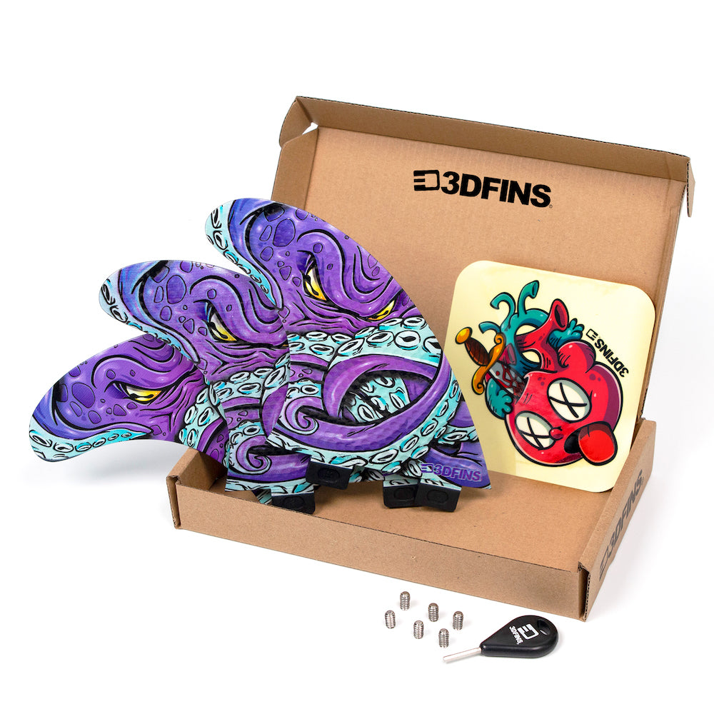 3DFins - Kracken (FCS 1) - Small