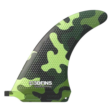 3DFins - 7" Longboard - Green Camo