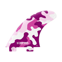 3DFins - Quad Pink Camo (FCS1) - Medium