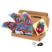 3DFins - 2+1 Fin Set (FCS Sides) - Hangingten