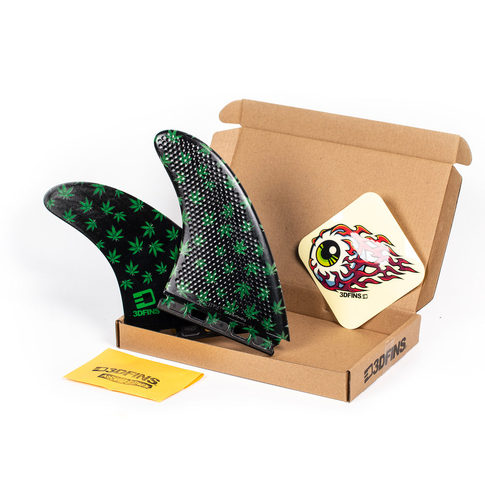 3DFins - Akila Aipa Twin Fins - (Futures) - Hemp – Wetfins
