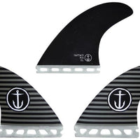 Captain Fins - Grey Stripes (Futures) - Medium