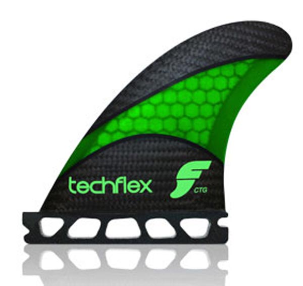 Future Fins CTG Techflex Green Small Wetfins