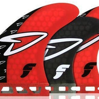 Futures Fins - V2 Roberts Tri-Quad(5 Fin) - Red - Medium