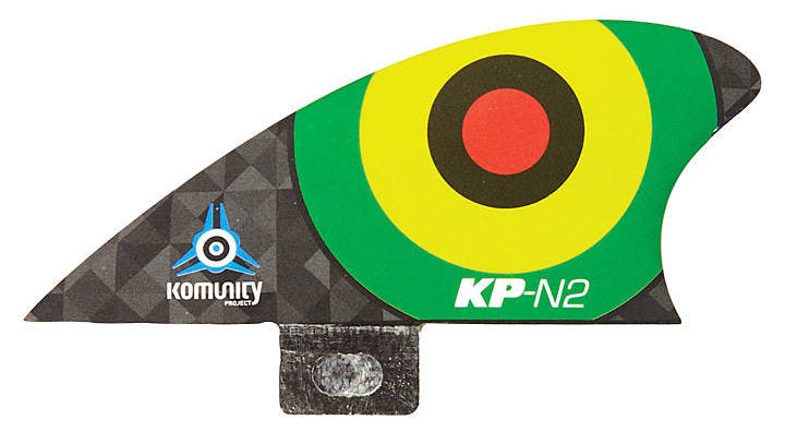 Komunity Fins - KP-N2 (FCS Knubster) Rasta Bullseye - Medium