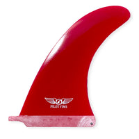 Pilot Fins - 10" Classic Longboard Fin - Red