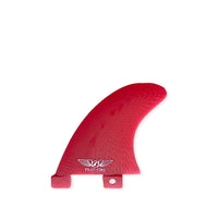 Pilot Fins - Twin Fins (FCS 1) + Trailer Fin - Red