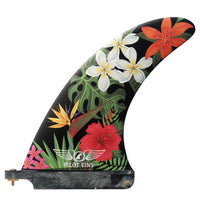 Pilot Fins - 7.5" Classic Longboard Fin - Floral Print