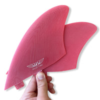 Pilot Fins - Keel Twin Fins (FCS 1) - Red