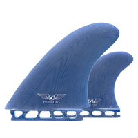 Pilot Fins - Twin Fins (Futures) + Trailer Fin - Blue