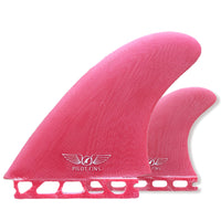 Pilot Fins - Twin Fins (Futures) + Trailer Fin - Red