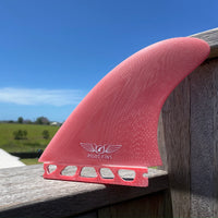 Pilot Fins - Twin Fins (Futures) + Trailer Fin - Red