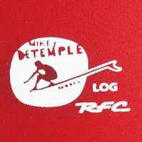 Rainbow Fins - 9.75" Mickey DeTemple Log - Matte Red