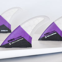 Scarfini Fins - D3 (FCS) - Purple - Large
