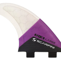 Scarfini Fins - D3 (FCS) - Purple - Large