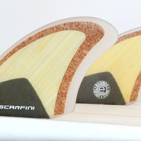 Scarfini Fins - HX Bamboo Keel Fins - (FCS)