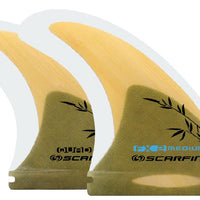 Scarfini Fins - FX2-Quad - Bamboo (Future) - Medium
