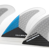 Scarfini Fins - FX2-Quad (Future) - Blue - Medium