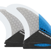 Scarfini Fins - FX2-Quad (Future) - Blue - Medium