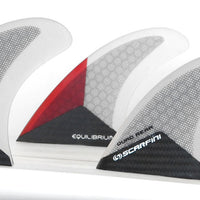 Scarfini Fins - FX3 Quad (Futures) - Red - Medium/Large