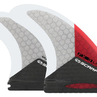 Scarfini Fins - FX3 Quad (Futures) - Red - Medium/Large