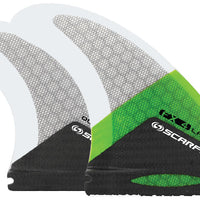 Scarfini Fins - FX4 Quad (Future) - Green - Large