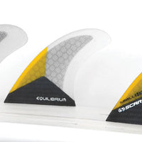 Scarfini Fins - HX0 Yellow - (FCS) X-Small