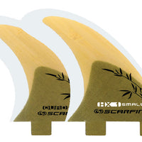 Scarfini Fins - HX1-Quad - Bamboo (FCS) - Small