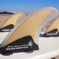 Scarfini Fins - HX2-Bamboo - (FCS) - Medium