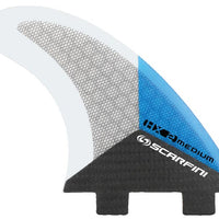 Scarfini Fins - HX2 (FCS)- Blue - Medium