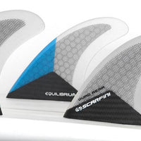 Scarfini Fins - HX2 - Quad (FCS) - Blue - Medium