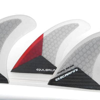 Scarfini Fins - HX3-Quad - Red - (FCS) Medium/Large