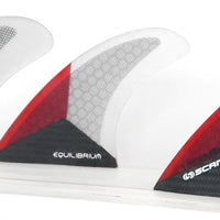 Scarfini Fins - HX3 (FCS) Red - Medium/Large