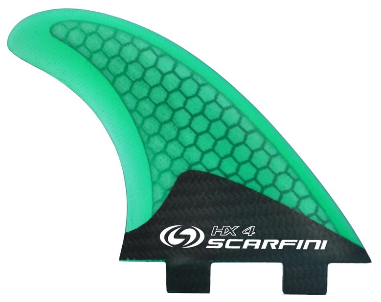 Scarfini Fins - HX4 Green - (FCS) Large