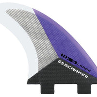 Scarfini Fins - HX5 (FCS) - Purple - Large