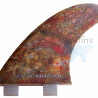 Scarfini Fins - HX Escape - (FCS) Medium