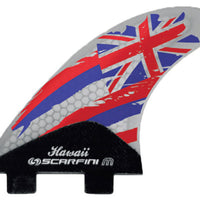 Scarfini Fins - Hawaii Flag Series (FCS) - Medium