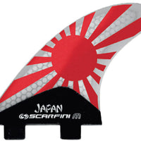 Scarfini Fins - Japan Flag Series (FCS) - Medium