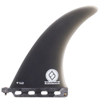 Shapers Fins - 9" Flex - Matte Smoke