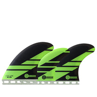 Shapers Fins - Corelite Small (Futures) Tri-Quad-5 Fin - Green
