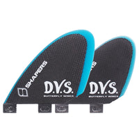 Shapers Fins - DVS Quad Butterfly Wings (FCS) Blue