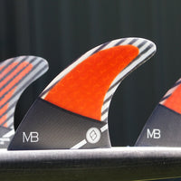 Shapers Fins - MB (FCS) Matt Banting - Orange - Small