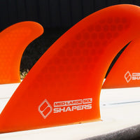 Shapers Fins - S6-SDL (Future) - Orange - Medium/Large