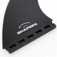 Shapers Fins - STFX Twin Fins +Trailer (Futures) - Black Glass