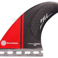 Shapers Fins - YU-Yoshinori Ueda (Futures) - Quad Red - Medium