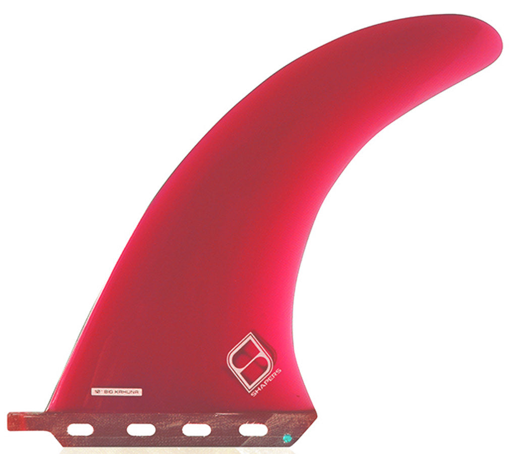 Shapers Fins - 10" Kahuna (Dolphin) - Red