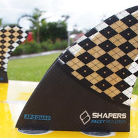 Shapers Fins - AP2 Quad - Asher Pacey - Medium-Large