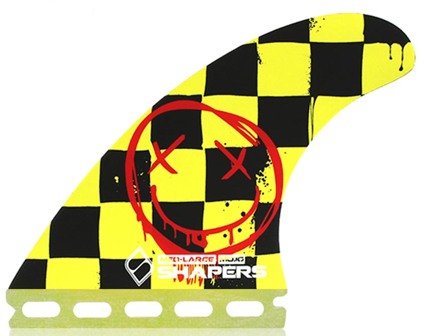 Shapers Fins - CS-MOJO (Future) - Yellow - Med/Large