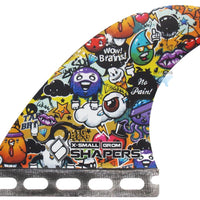 Shapers Fins - Grom Graffiti (Futures) - X-Small