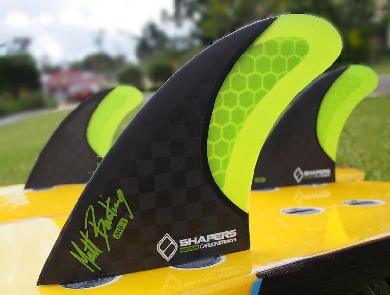 C.A.D Thruster Fin Set - SHAPERS Fin MB-1 / Futures Medium